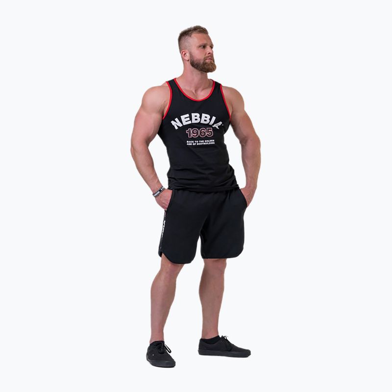 NEBBIA Old-School Muscle men's training tank top black 1930130