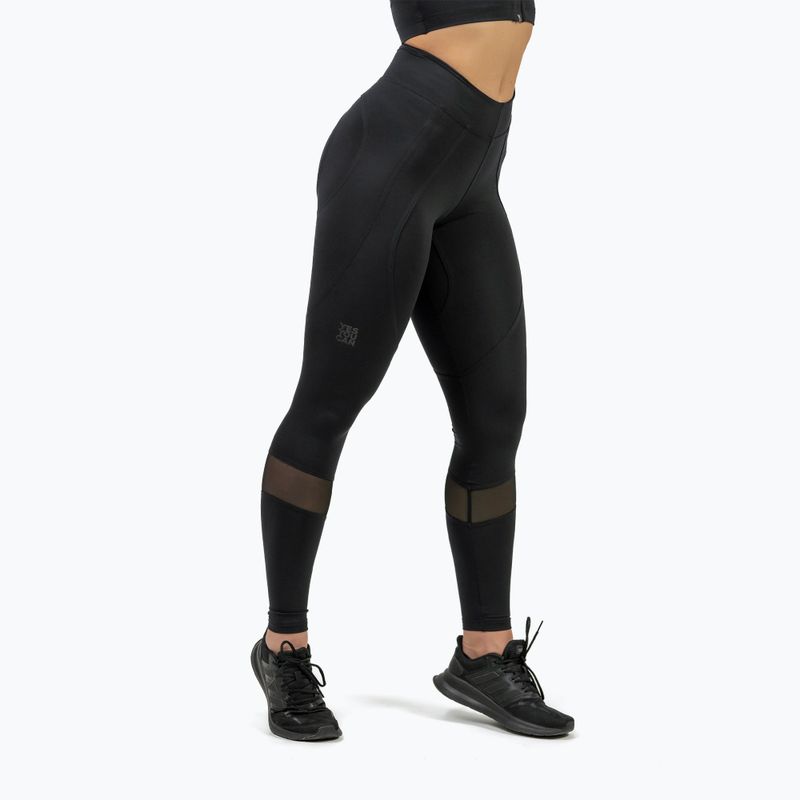 Women's training leggings NEBBIA Heart-Shaped Intense black/gold 4