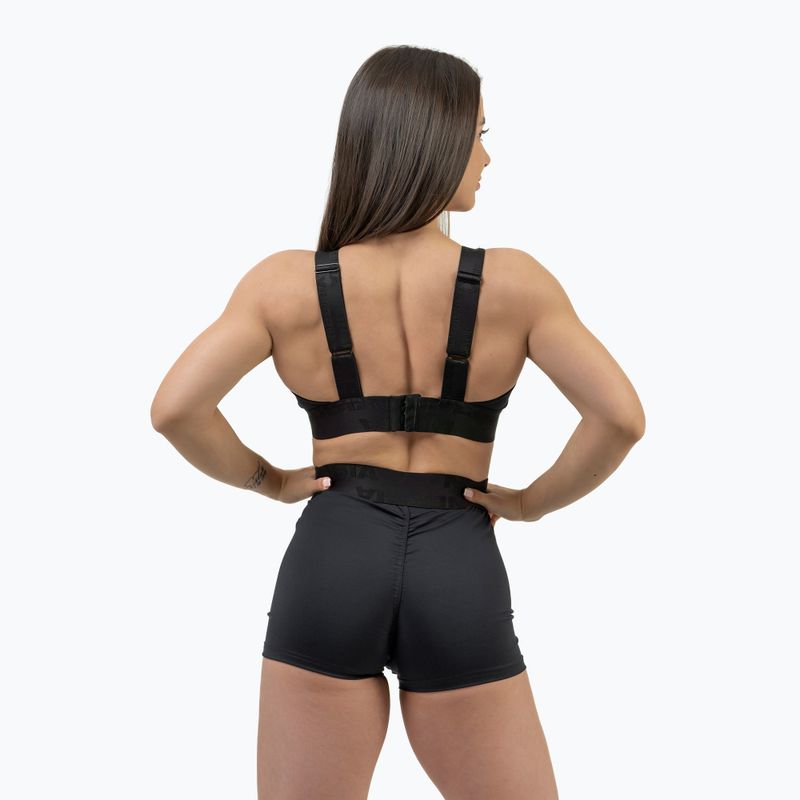 NEBBIA Intense Iconic black fitness bra 2
