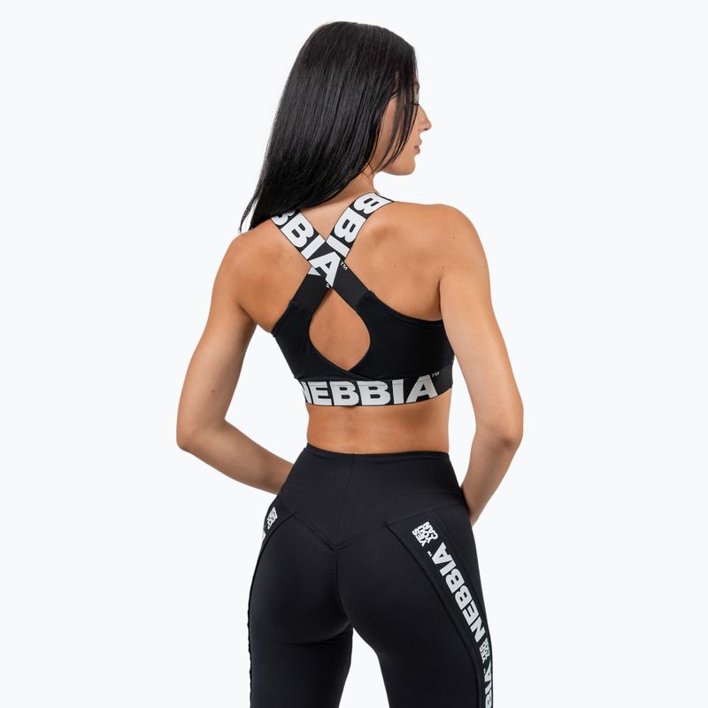 Women's training leggings NEBBIA Iconic black 5