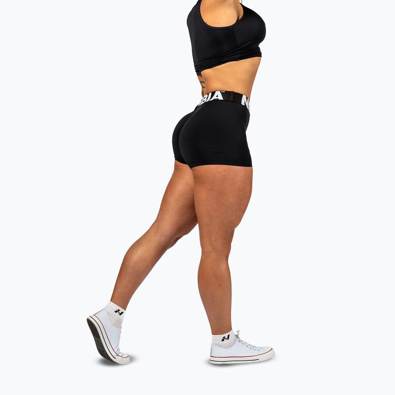 Women's training shorts NEBBIA Glute Pump black 3