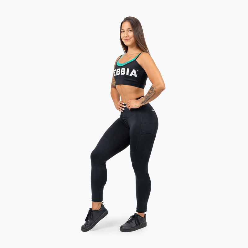 Women's training leggings NEBBIA Leg Day Goals black 2