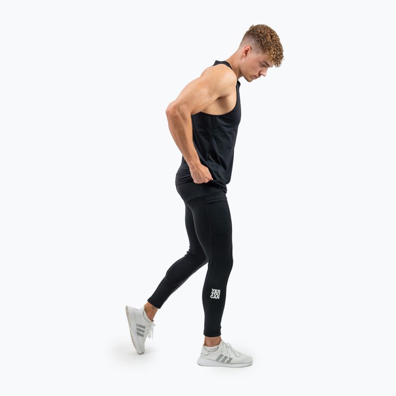 Men's thermal leggings NEBBIA Recovery black 2