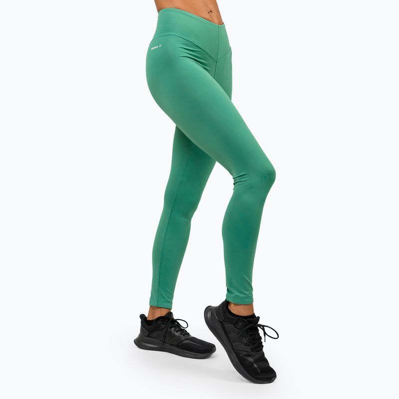 Women's training leggings NEBBIA Elevated green 5