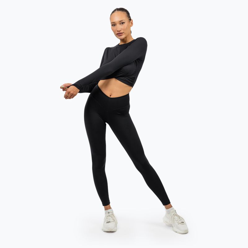 Women's training top NEBBIA Elevated black 2