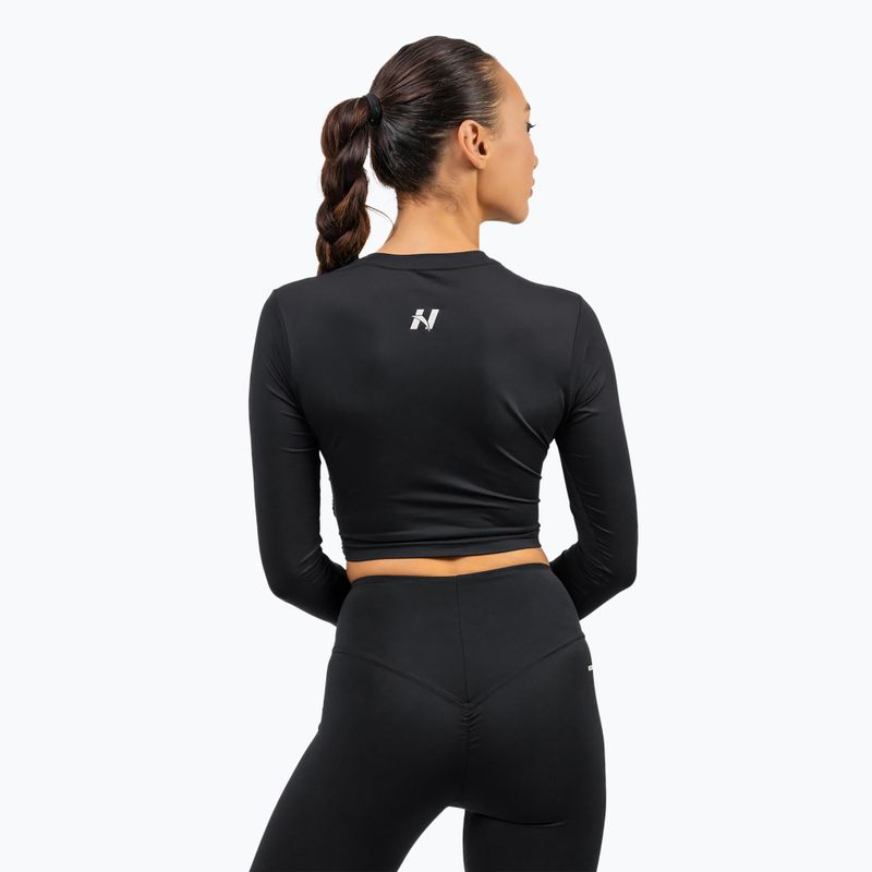 Women's training top NEBBIA Elevated black 3