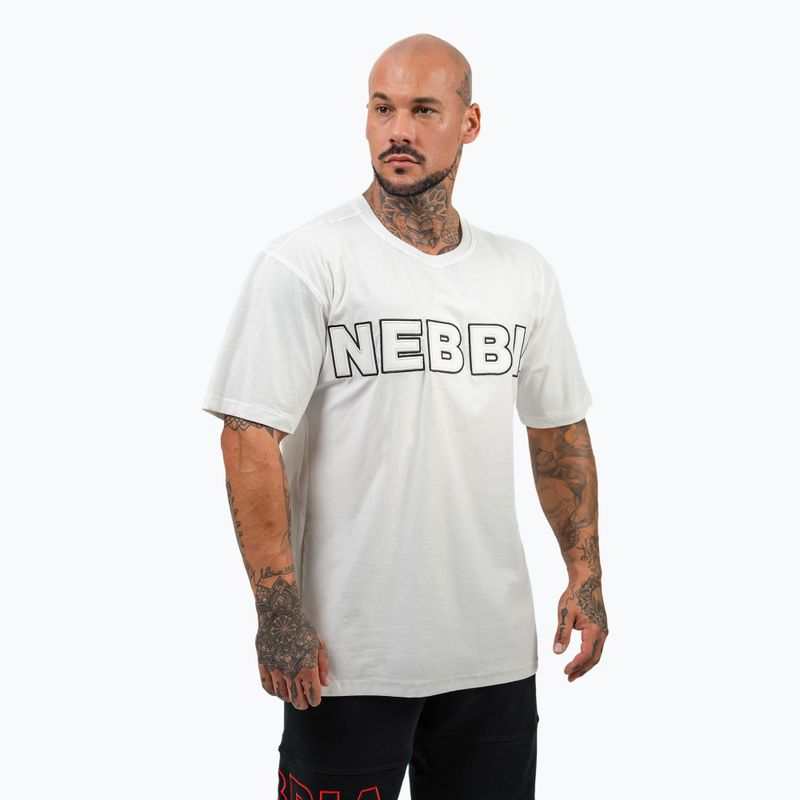 NEBBIA Legacy men's t-shirt white