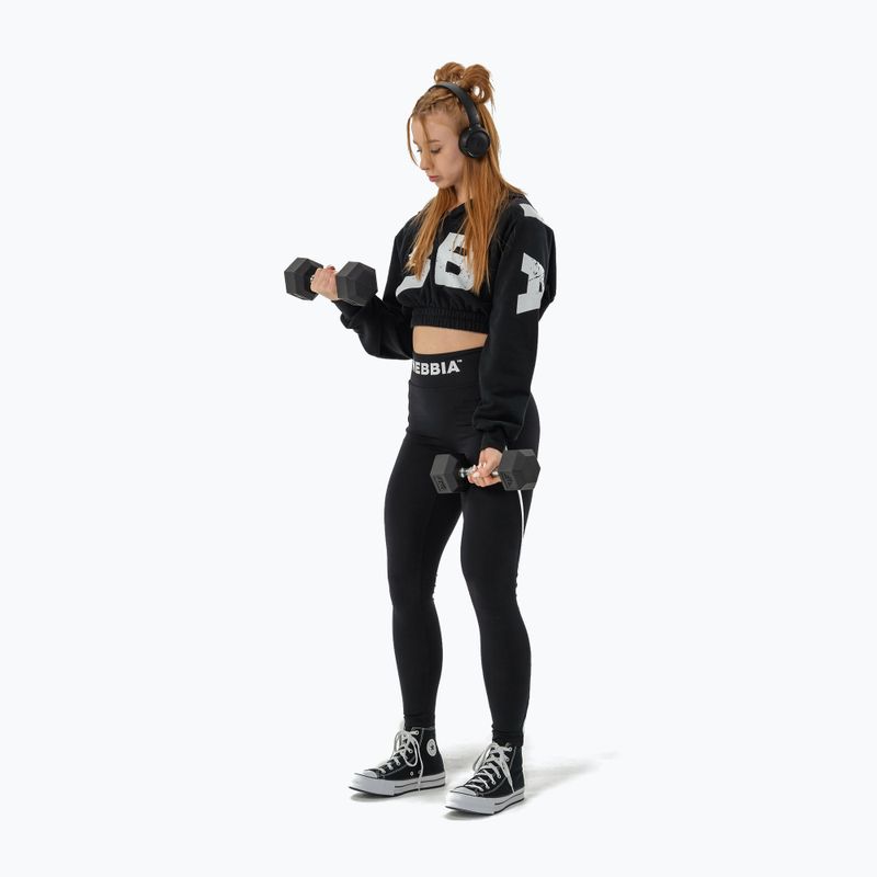 Women's training leggings NEBBIA My Rules Booty Shaping black 9