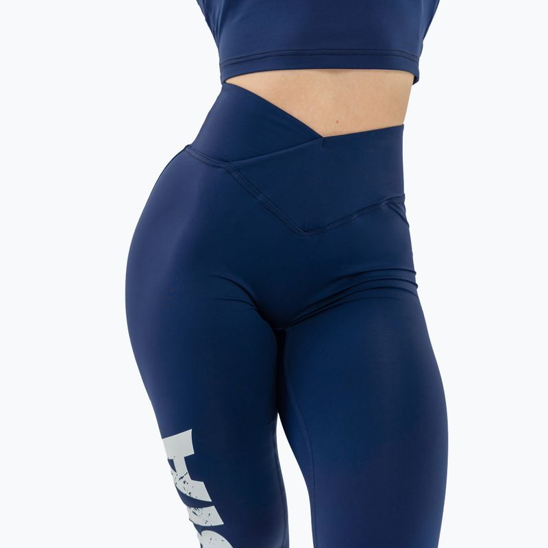 Women's training leggings NEBBIA Glute Check High Waisted dark blue 5