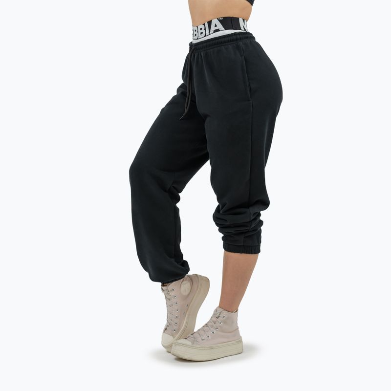 Women's training trousers NEBBIA Muscle Mommy black