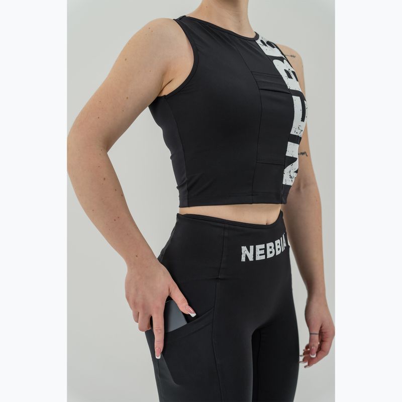 Women's training top NEBBIA Snatched black 5