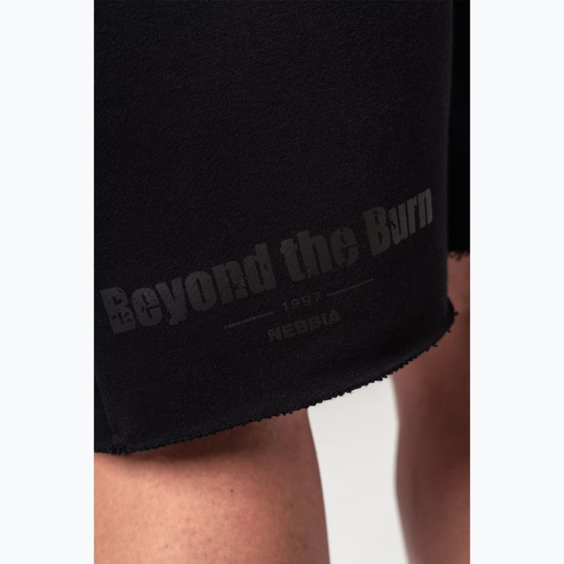 NEBBIA Gym NO BS men's training shorts black 6