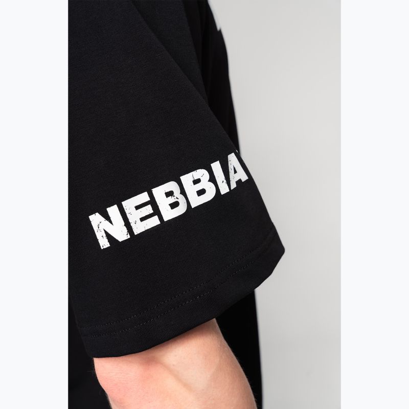 Men's training shirt NEBBIA Heavyweight Grind black 7