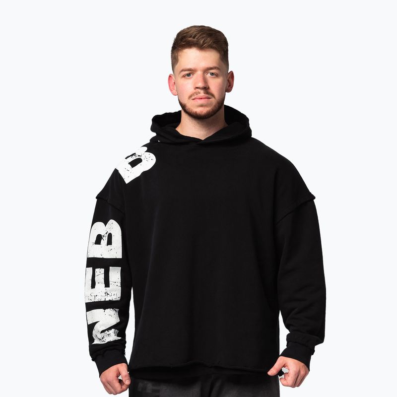 Men's training sweatshirt NEBBIA NO BS Hoodie black