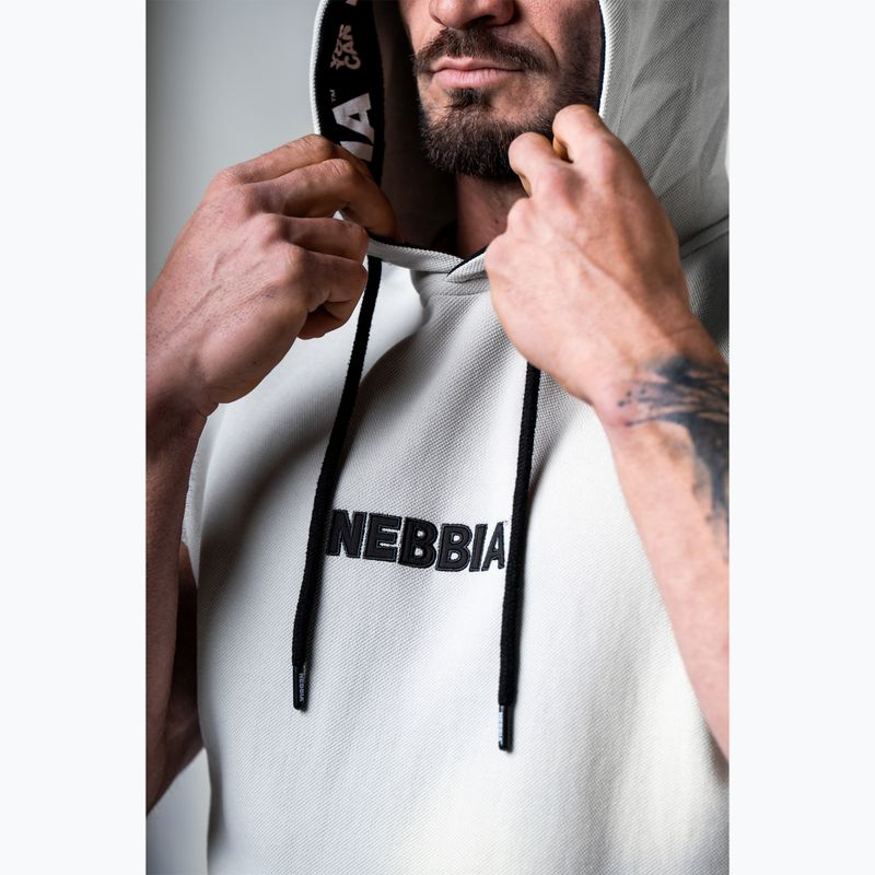 Men's training sweatshirt NEBBIA Hero light grey 3