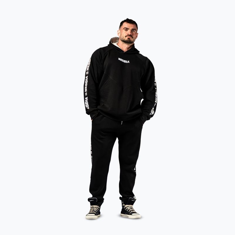 Men's sweatshirt NEBBIA Hero Hoodie black 2