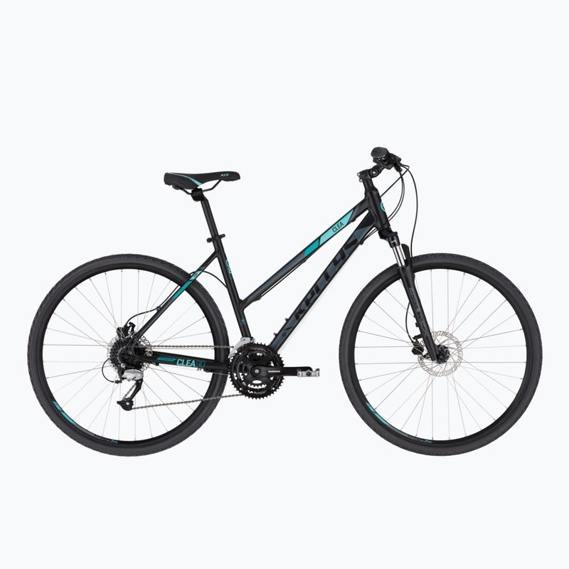 Women's cross bike Kellys Clea 90 black/aqua