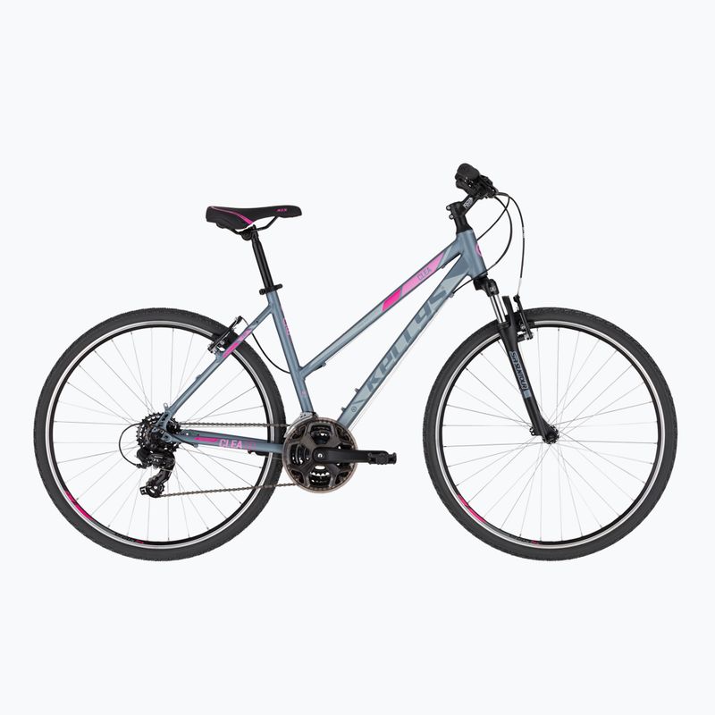 Kellys Clea 10 women's cross bike grey-pink 72318 14