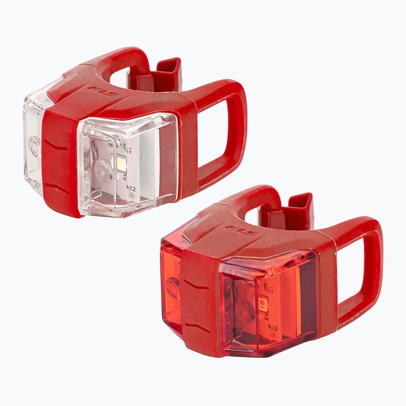 Kellys Twins II bike light set red