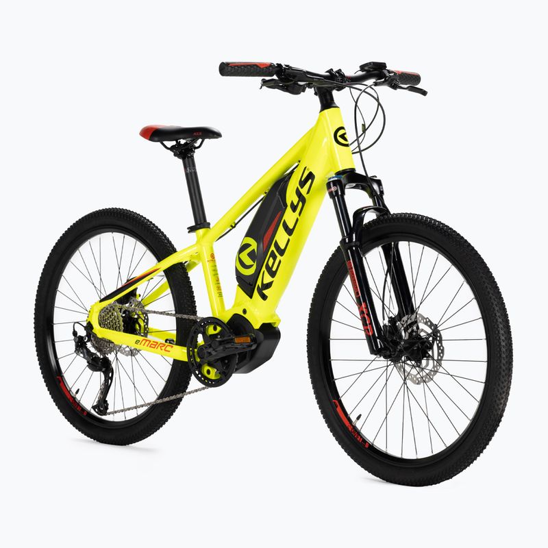 Kellys E-Marc SH 24" 36V 11.6Ah 418Wh yellow children's electric bike 2