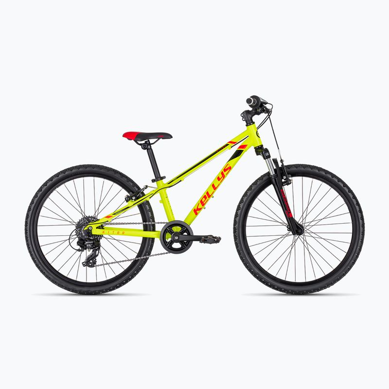 Kellys Kiter 50 children's bike 24" neon yellow 6