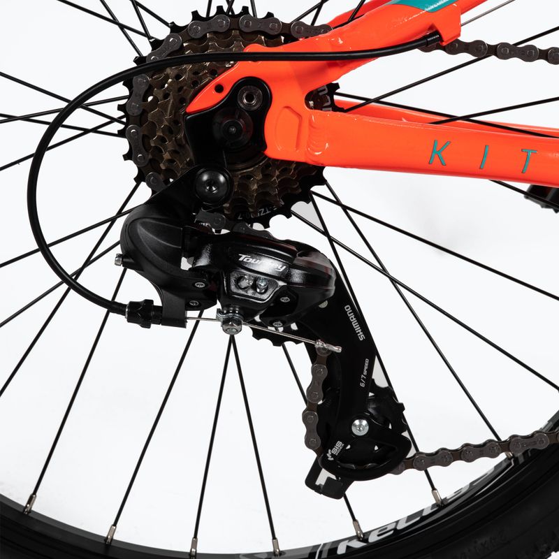Kellys Kiter 30 children's bike 24" neon orange 3