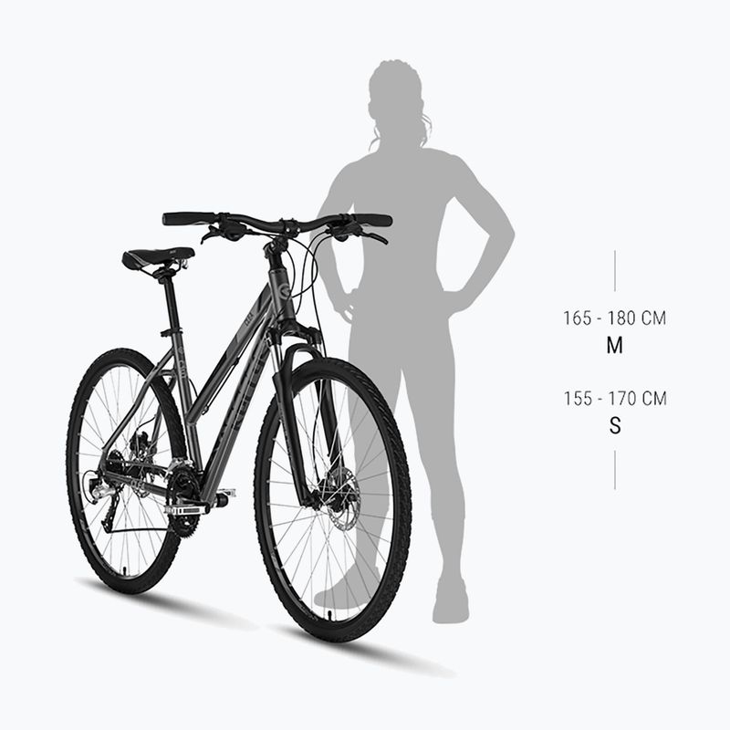 Women's cross bike Kellys Clea 10 28" misty blue 3