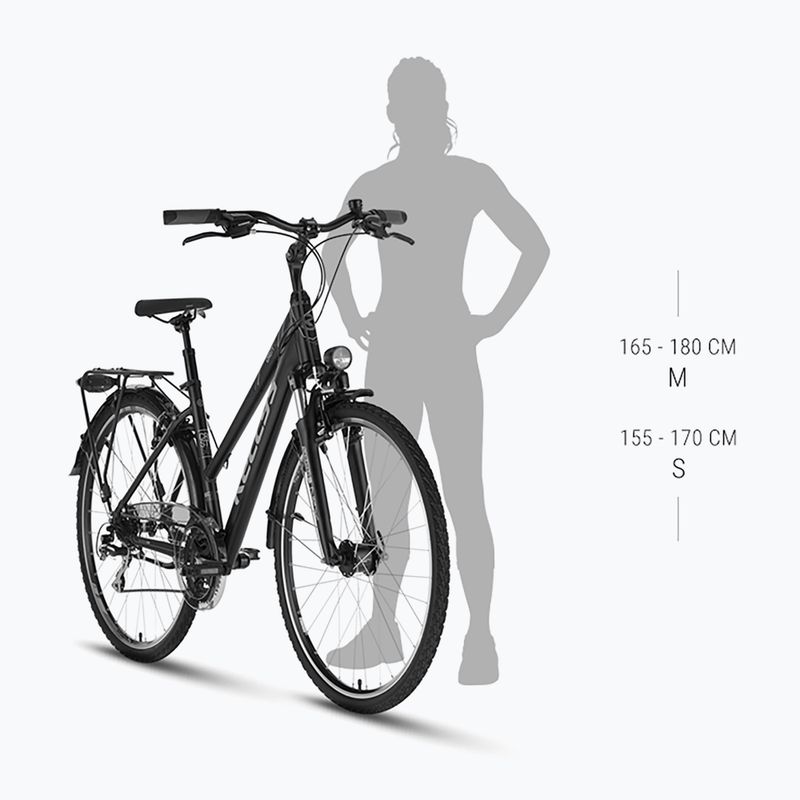 Trekking bicycle Kellys Cristy 10 28" rose gold 3