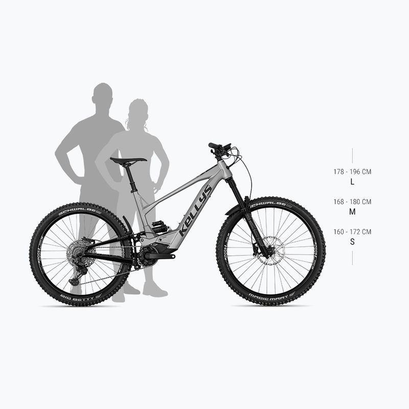 Electric bike Kellys Theos RS10 P 29"/27.5" 725Wh titanium 2