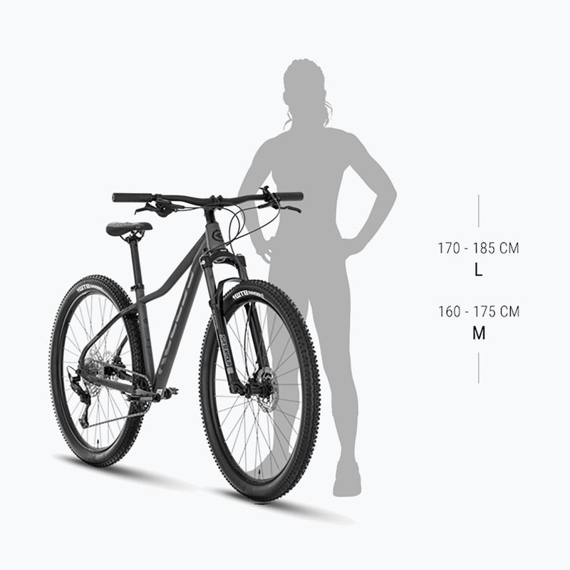 Women's mountain bike Kellys Vanity X80 29" graphite grey 2