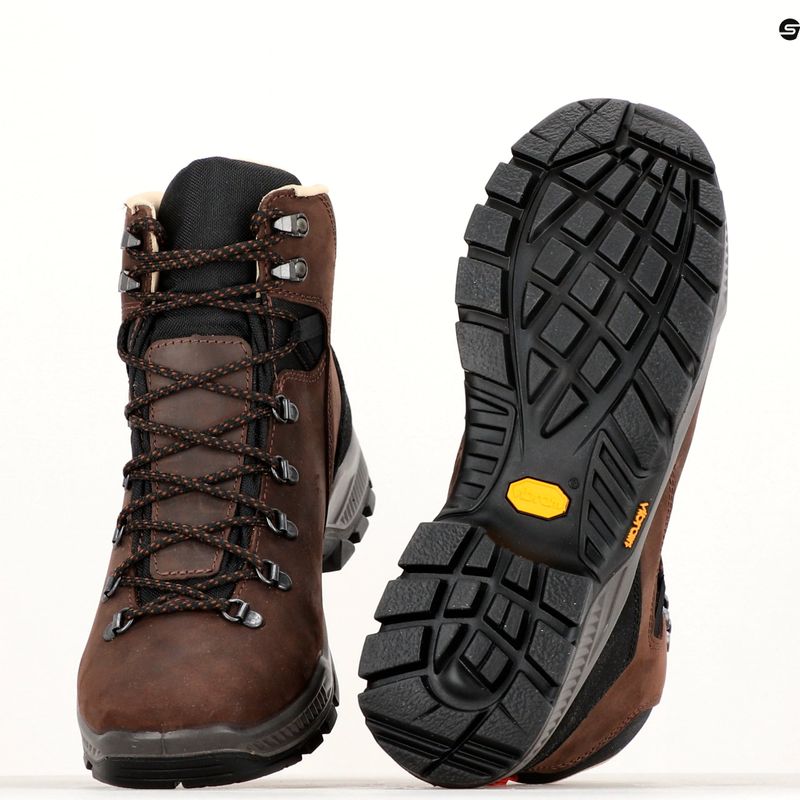 Alpina Prima Mid men's trekking boots dark brown 15