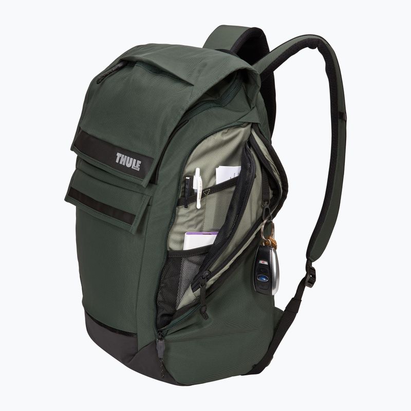 Thule Paramount 27 l racing green urban backpack 6