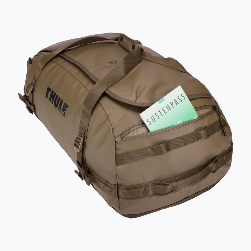 Thule Chasm Duffel 70 l deep khaki travel bag 8