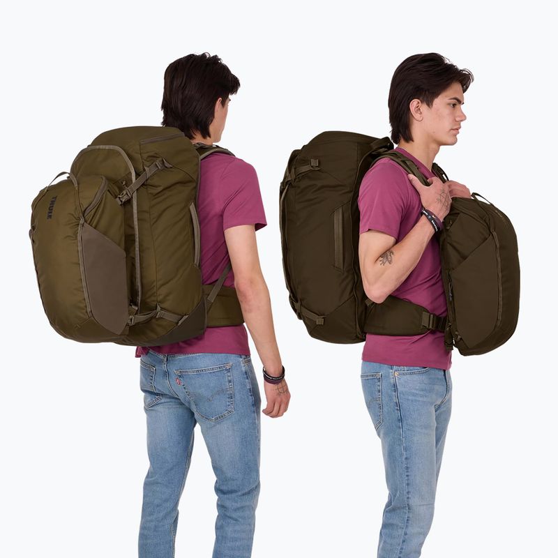 Thule Landmark 70 l deep khaki hiking backpack 6