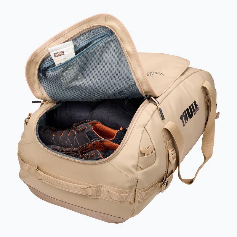 Travel bag Thule Chasm Duffel 70 l gentle beige 9
