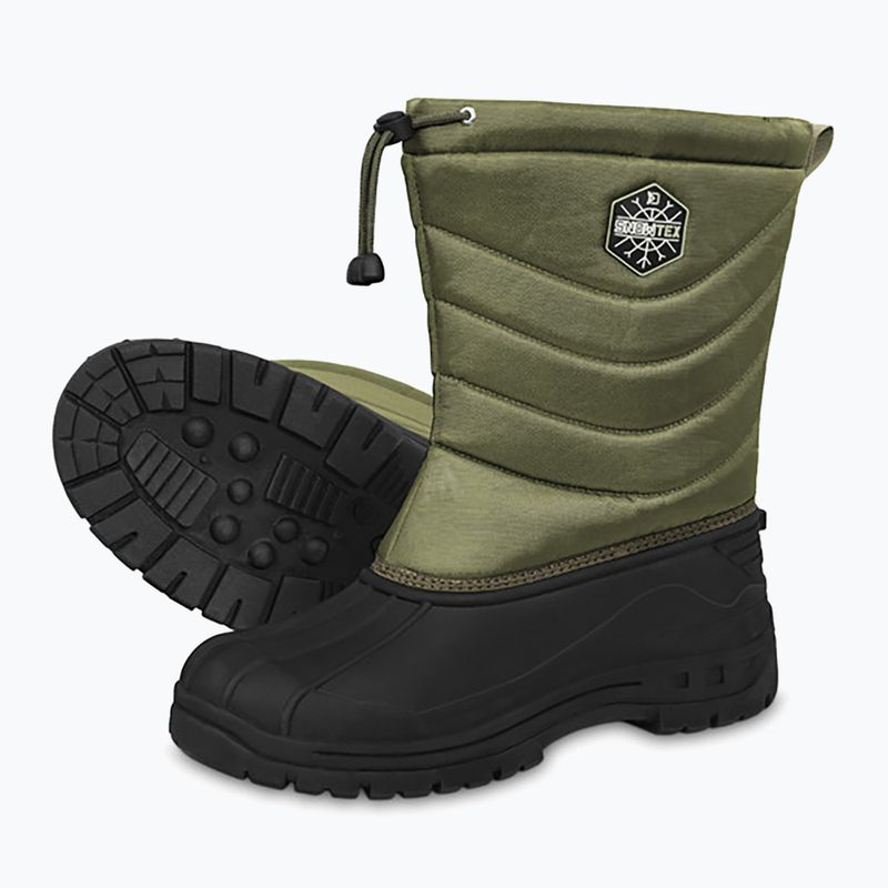 Delphin SnowTex green/black insulated wellingtons 8