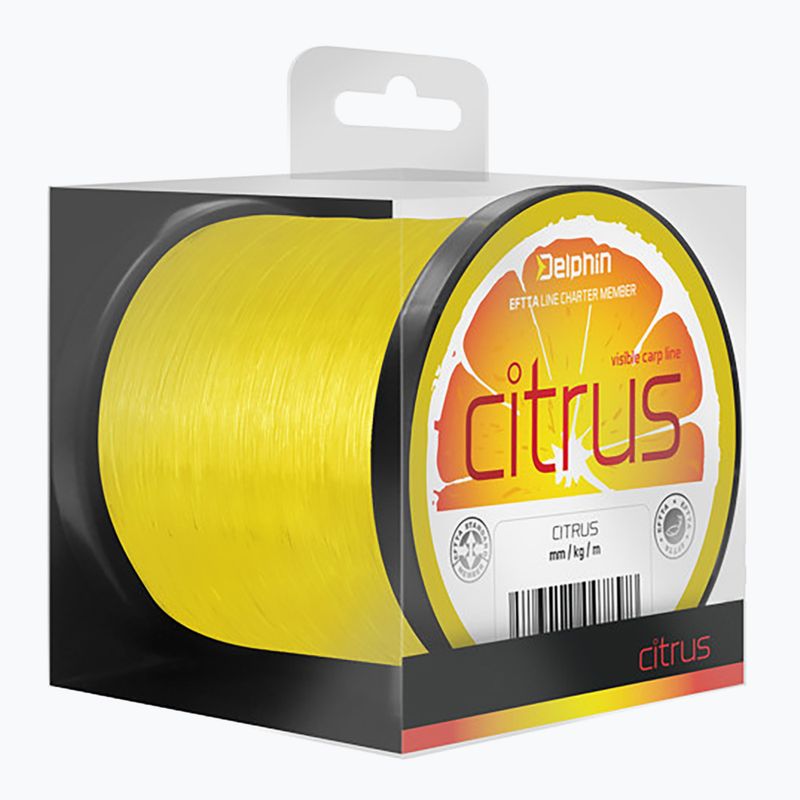 Delphin Citrus carp fishing line yellow