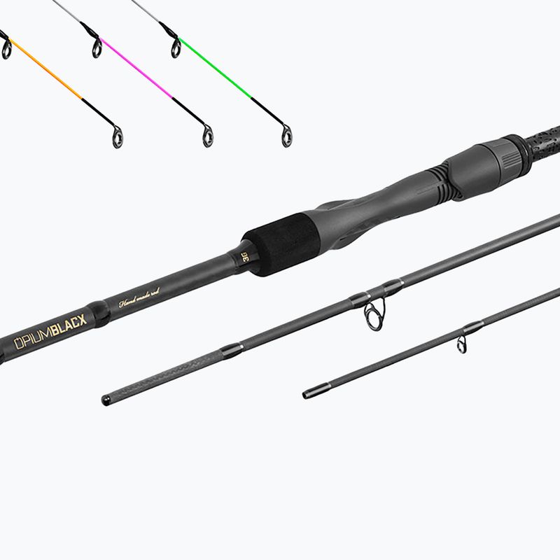 Delphin Opium BlacxFEEDER 3G TechnoCORK feeder rod + 3 tips 6