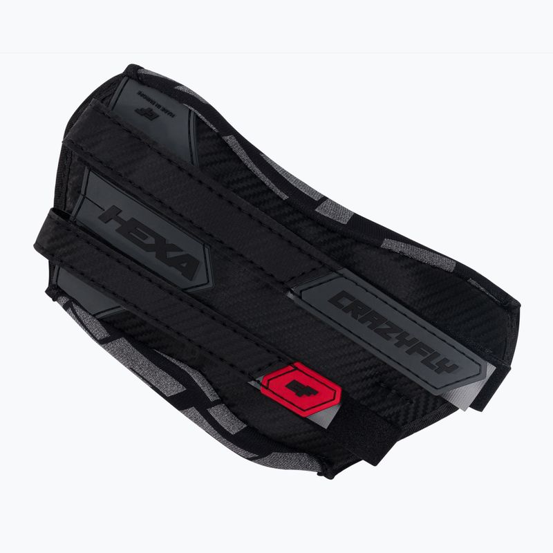 CrazyFly Hexa II Extreme kiteboard pads and straps black T016-0261 6
