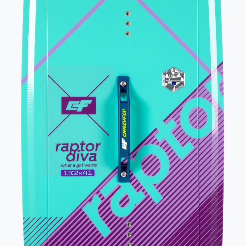 Women's kiteboard CrazyFly Raptor Diva blue T002-0295 4