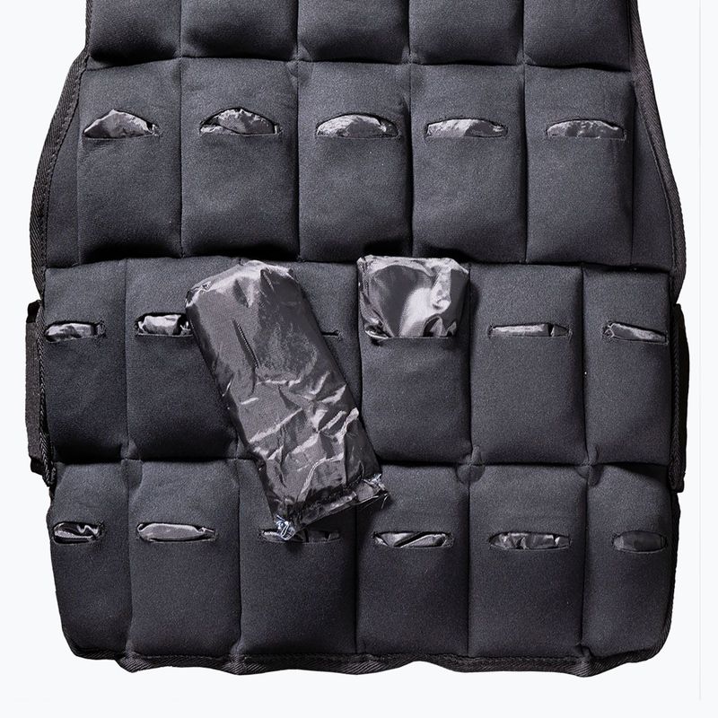 Weighted training vest GymBeam Weighted Vest 10 kg black 5