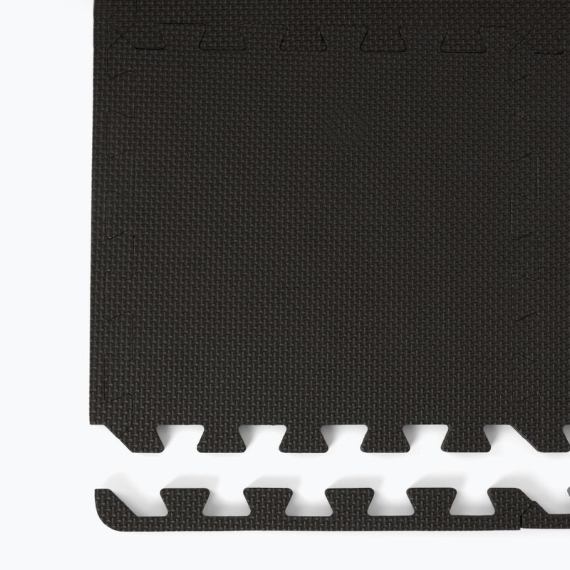 Fitness mat GymBeam Puzzle 18 pcs. 1.2 cm black 5