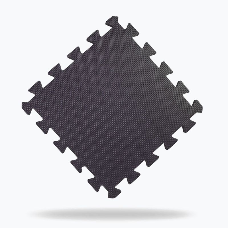 Fitness mat GymBeam Puzzle 18 pcs. 1.2 cm black 9