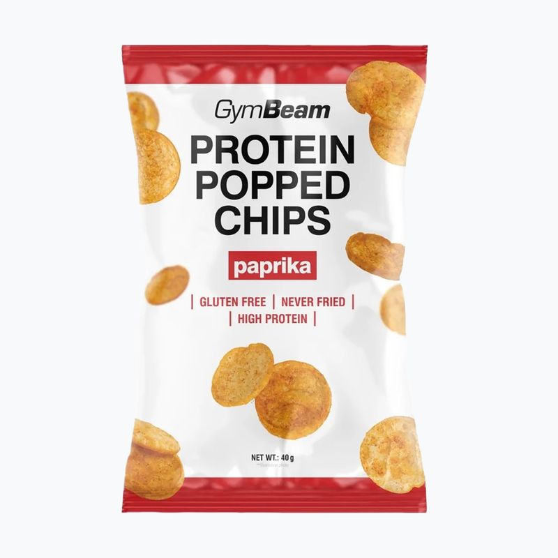 Protein chips GymBeam Protein Popped 40 g pepper