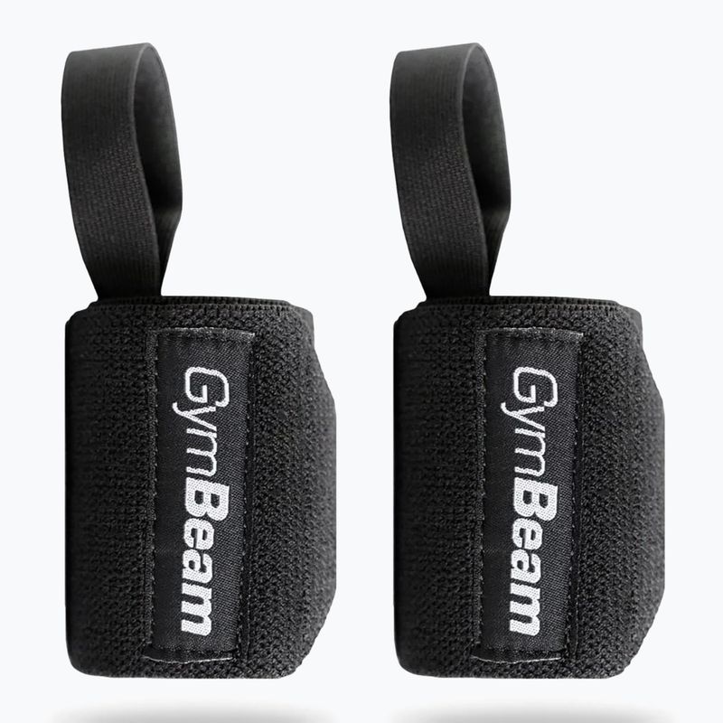 GymBeam Press black wrist wraps 2