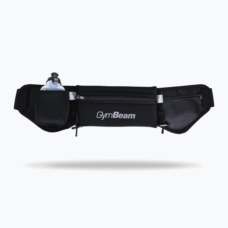 Running belt GymBeam Trail Hydrobelt + water bottle 180 ml black