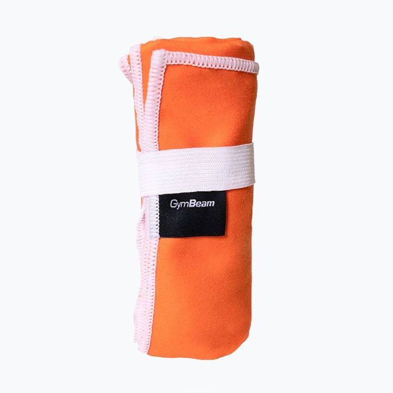 Towel GymBeam orange/white 4