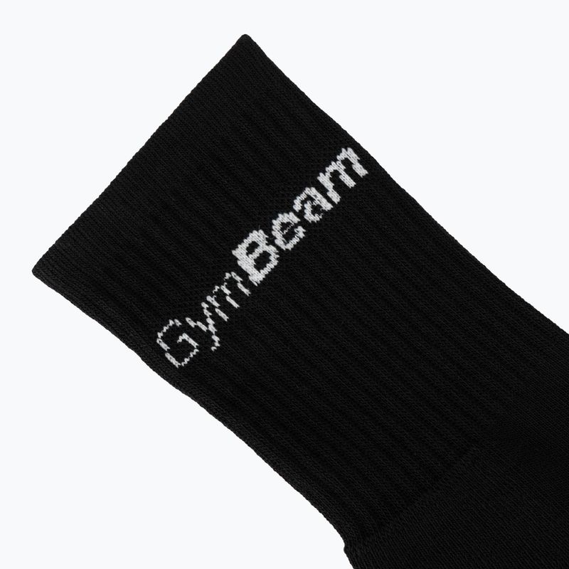 Men's socks GymBeam 32629 3/4 3 pairs black 3