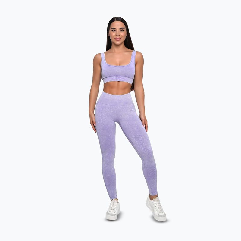 Women's training leggings GymBeam Lift violet 2