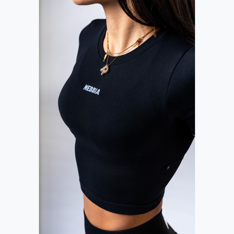 Women's training top  NEBBIA Power black 4